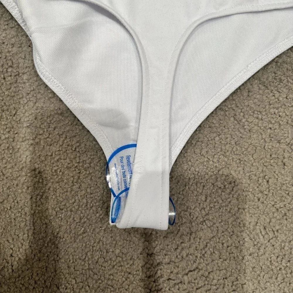 Free People Truth Or Square Bodysuit in White